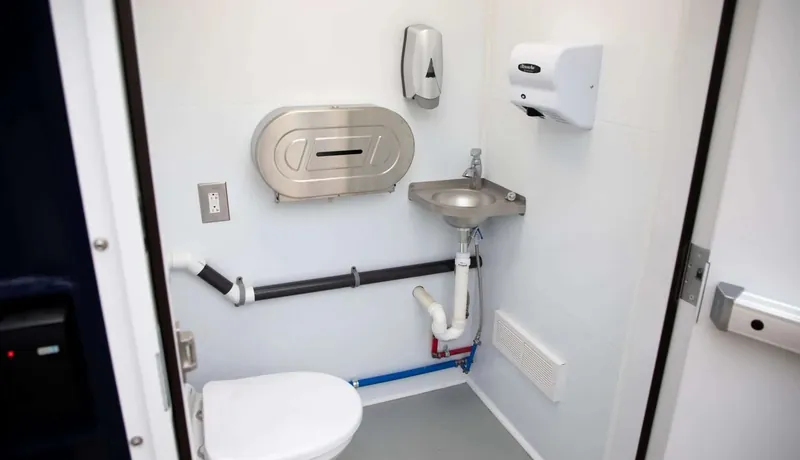 Climate-Controlled Porta Potty on-site placement in Tulsa, OK