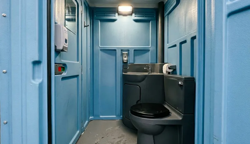 Flushable Porta Potty delivery to site in Tulsa, OK