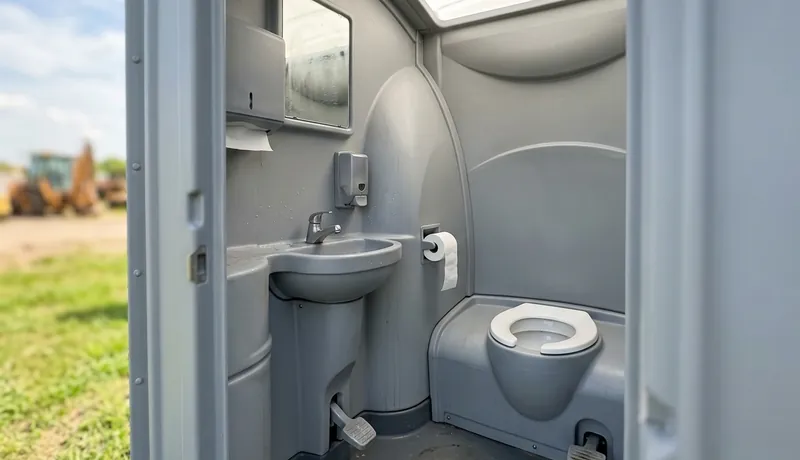 Flushable Porta Potty on-site placement in Tulsa, OK