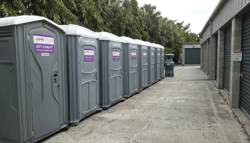 Long-Term Porta Potty Rental event setup in Tulsa, OK