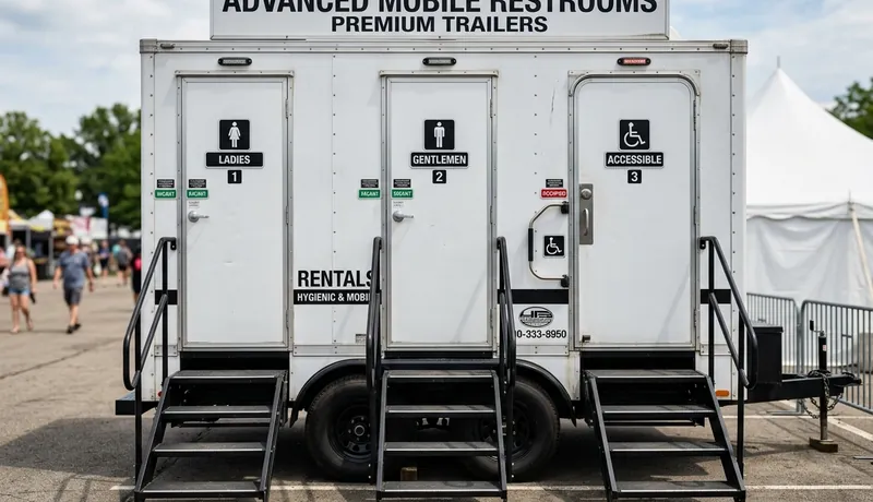 Restroom Trailer on-site placement in Tulsa, OK