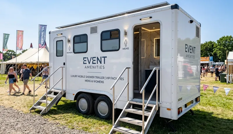 Shower Trailer on-site placement in Tulsa, OK